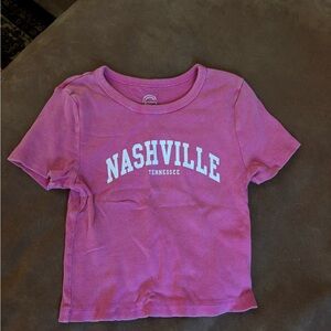 Nashville Tennessee Short Sleeve Tee - Pink